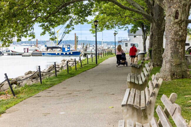 Take a stroll along the water at Northport Village Park.