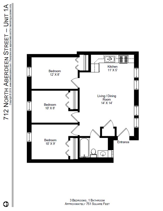 Foto del edificio - 712 S Aberdeen St