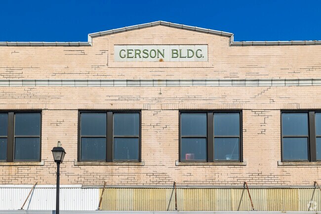 Historic buildings are scattered throughout downtown Wood River.
