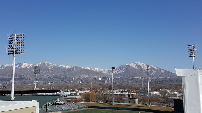 View East from roof deck - Ball Park Apartments- 55 and over community