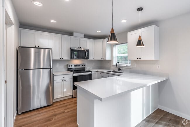 3BR, 2.5BA - 1,196SF - Kitchen - Tull Road Townhomes