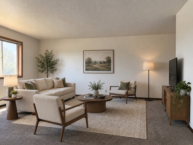 Sala de estar - Meadowlark Apartments