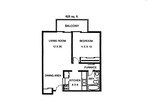 1 BR/1 BA