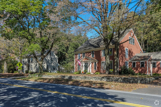 You'll find many well-kept Colonials from the 1700s along Lexington Rd in Concord.