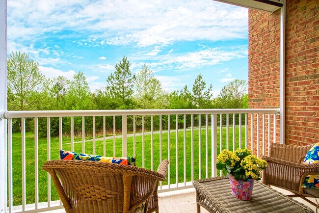 Porch with view of yard and walking path - 20580 Hope Spring Ter