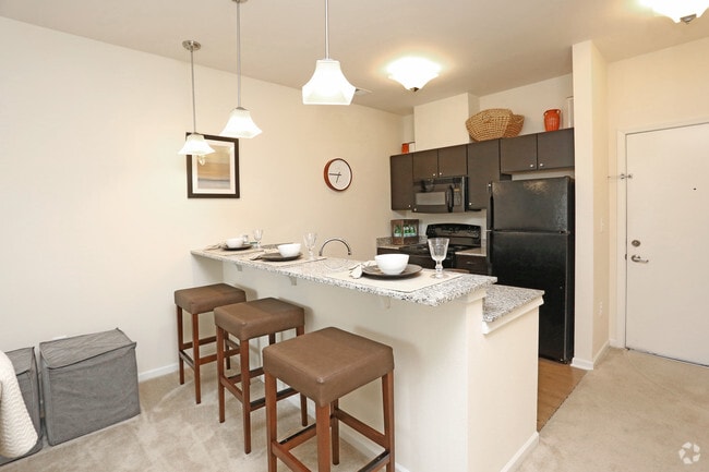1BR, 1BA - 660 SF - Bar & Kitchen - 310 at Nulu Apartments