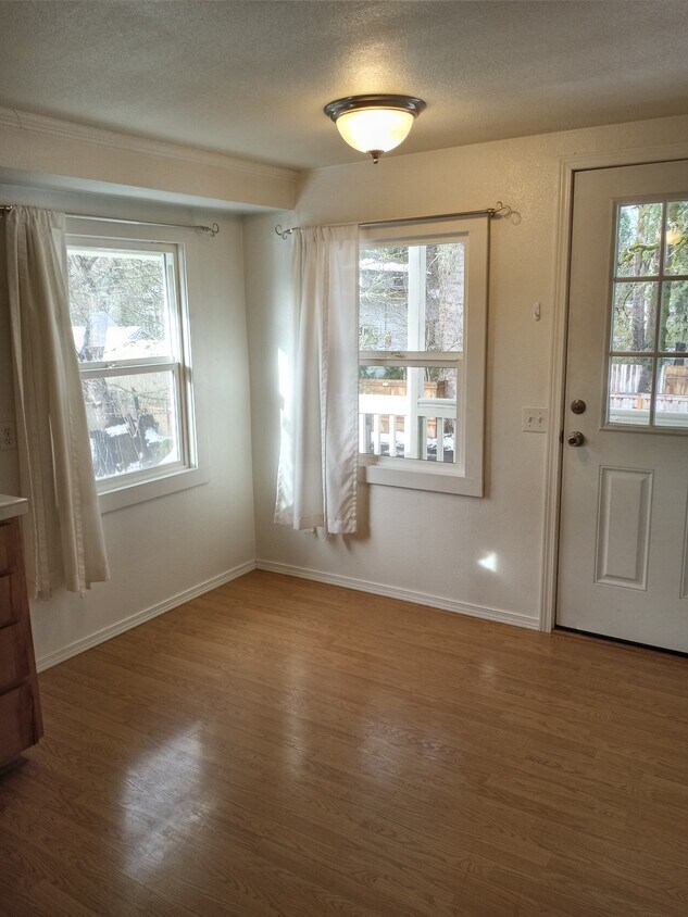 Eat-in area of Kitchen + apartment entry to apt. - 2315 15th Ave