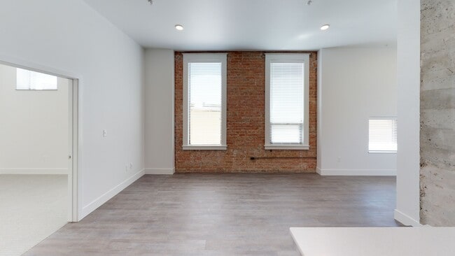 Exposed Brick Lvingroom - 124 N 29th St