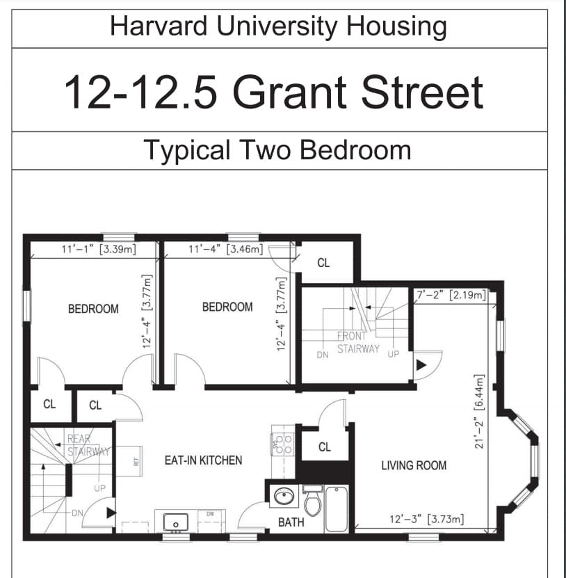 Floorplan - Harvard University Housing