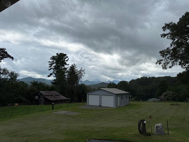 Blue Ridge Mountains view - back of the house - 365 Asbury Rd