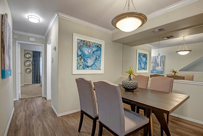 Crown Molding in Living and Dining Areas - The Catherine Townhomes at Scottsdale