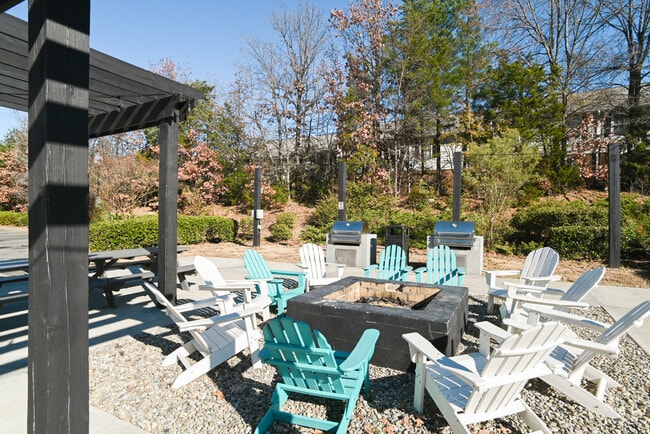 Outdoor Firepit - University Village at Charlotte Apartments