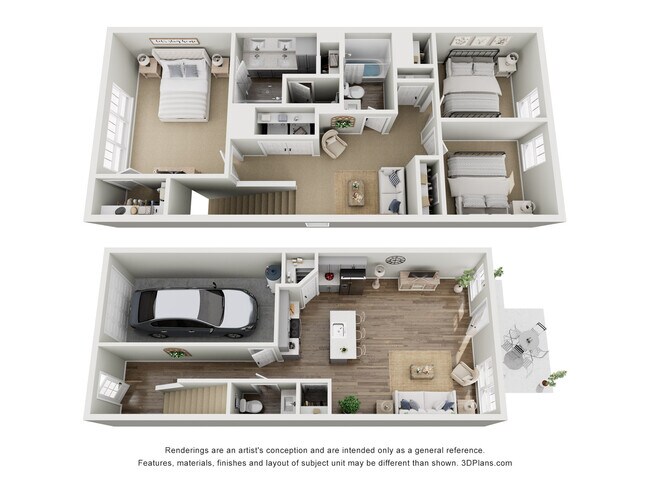 Plano de planta - Residences at Hardin Valley
