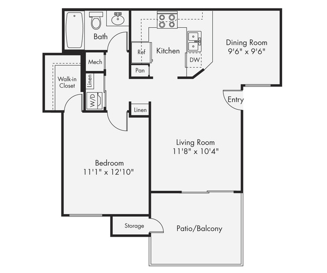 Floorplan - eaves San Marcos