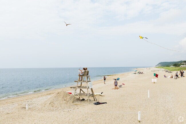 Cedar Beach is a public beach on the North Shore of Long Island, near Centereach.