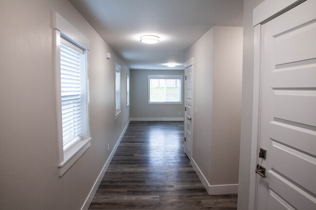 Hallway to the Kitchen and Living Room - 217 Oak St