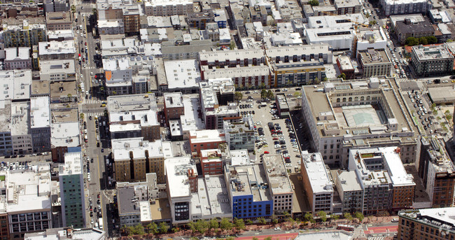 Aerial Photo - 1036 Mission Family Apartments