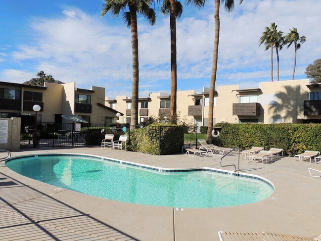 Condos and pool area - 4620 N 68th St Apartment