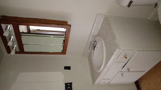 Bathroom Vanity. - Creekside Apartments