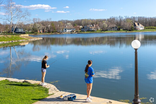 Lee's Summit has lake-filled neighborhoods with lots of green space.