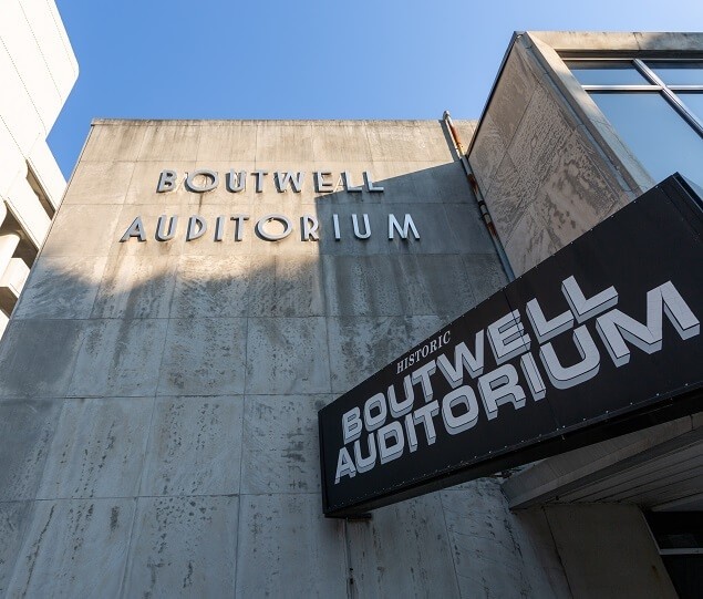 The historic Boutwell Auditorium was built in 1924