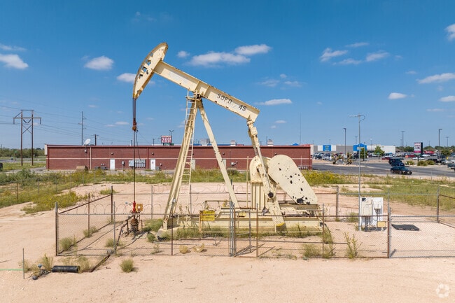 Oil rigs are a common sight in Odessa.
