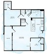 Cornerstone A8 1 Bed Den 1 Bath