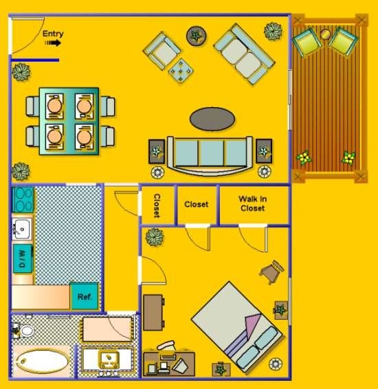 Foxes' Lair Apartments – 1 Bedroom Apartment