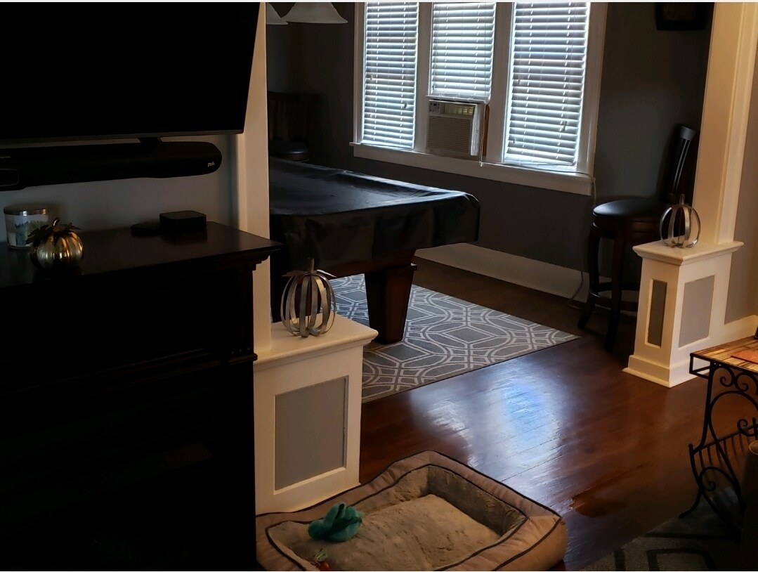 Living room/dining room ( billiards) furnished - 225 W Dudley St