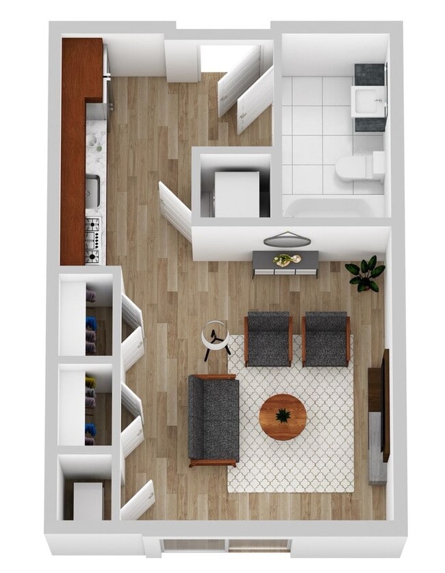Interior Photo - The Hub Apartments