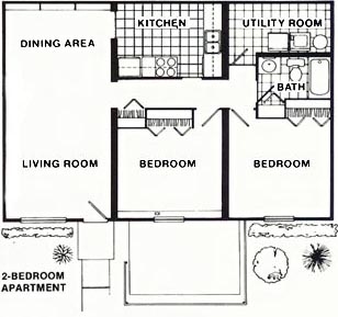 2BR/1BA - Rose Lane Apartments