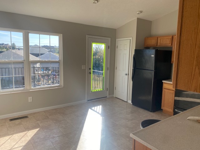 Kitchen out to the deck - 10701 Fremont Drive