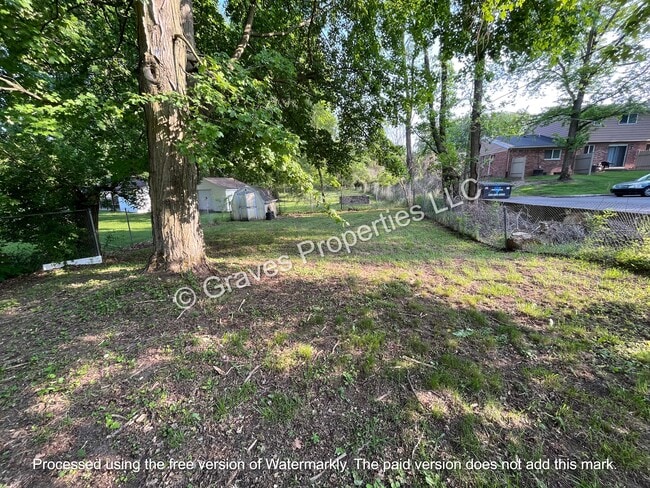Back yard - 602 Platt St