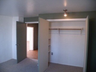 Bedroom with large closet. - 811 N Seminole Ave