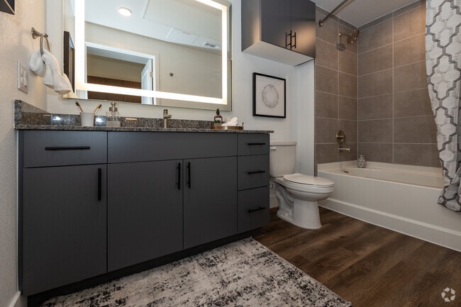 Studio - 549SF - 558SF - Bathroom - Alexan Montview Plaza