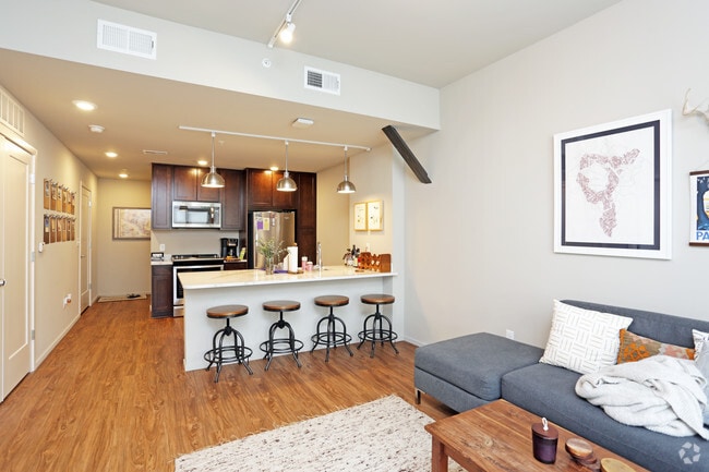Living Room - Breakers Omaha Apartments