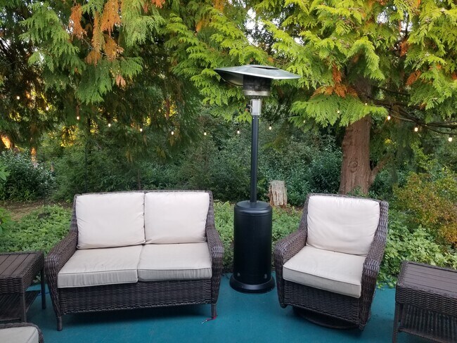 Patio looking to Salmon Creek. - 13012 Shorewood Dr SW