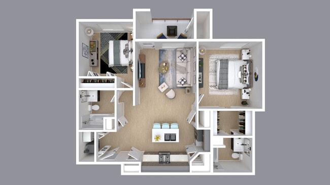 2 Bedroom Corner - Kuna Commons
