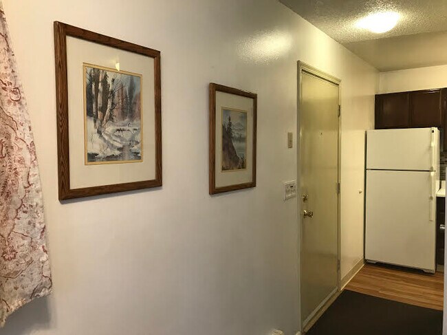 Front door, view from living room - 3107 W 33rd Ave