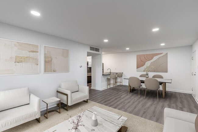 Living/Dining Area-Classic - The Woods at Ambler, an Eagle Rock Community