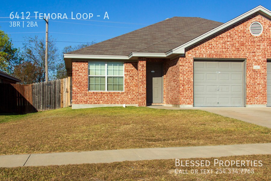 6412 Temora Loop, Killeen, TX 76549 Townhome Rentals in Killeen TX