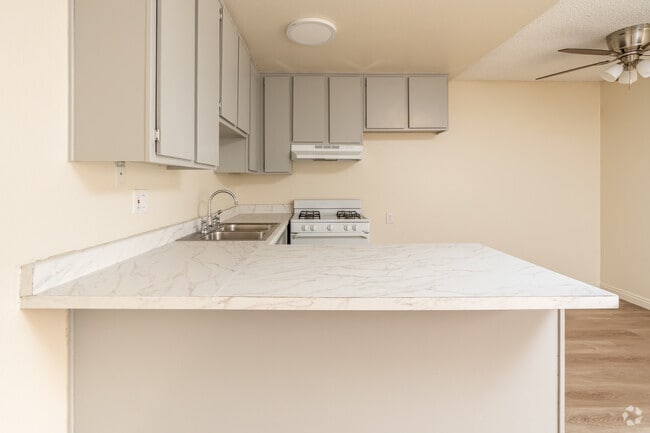 1BR, 1BA - 527SF - Kitchen - Lake Street Apartments