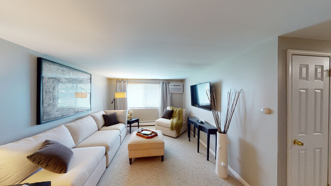 2-bedroom Living Room - Park Lane  Apartments