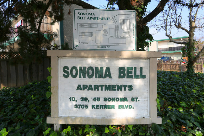 Signage - Sonoma Bell Apartments
