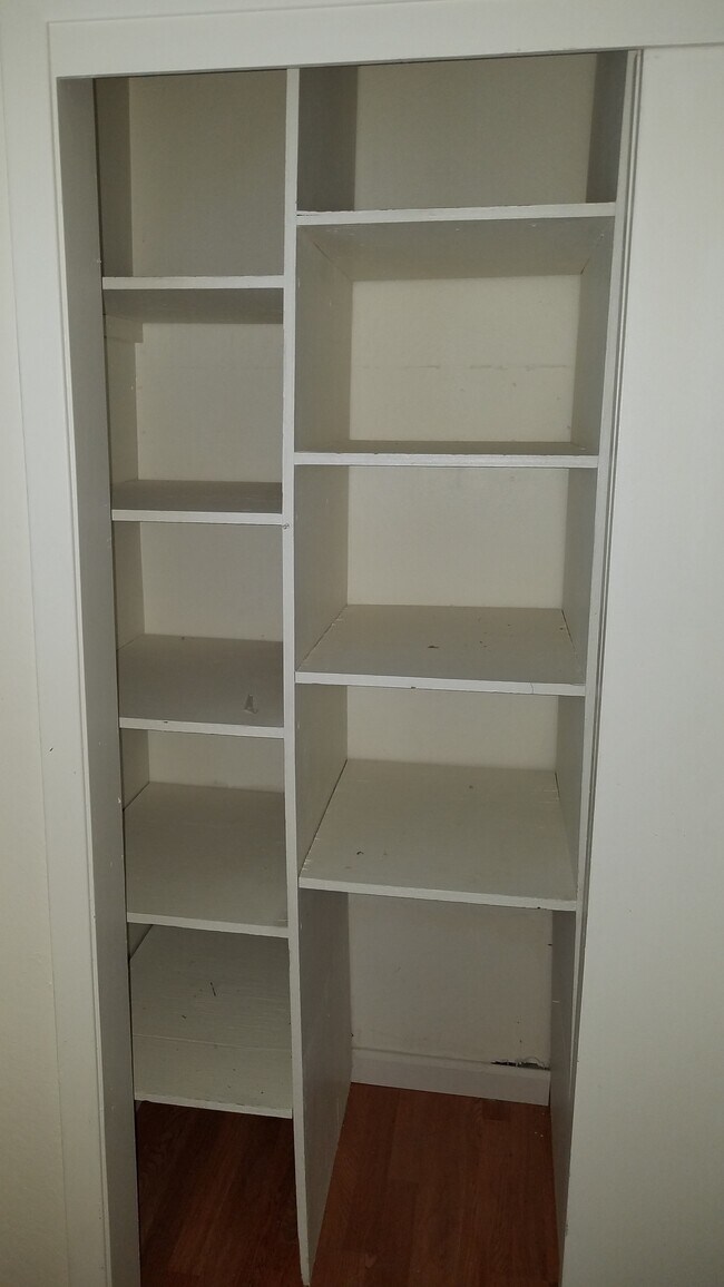 Closet shelves 2nd bd - 6579 14th St