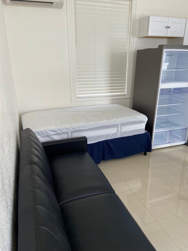 Sofa bed and full size bed in the living room - 110 N 300 E