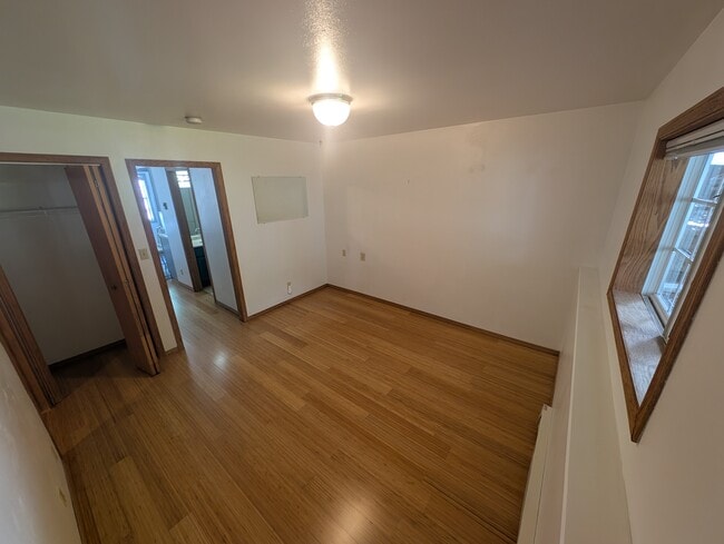 Living Room with built-in closet - 106 Spruce Ct