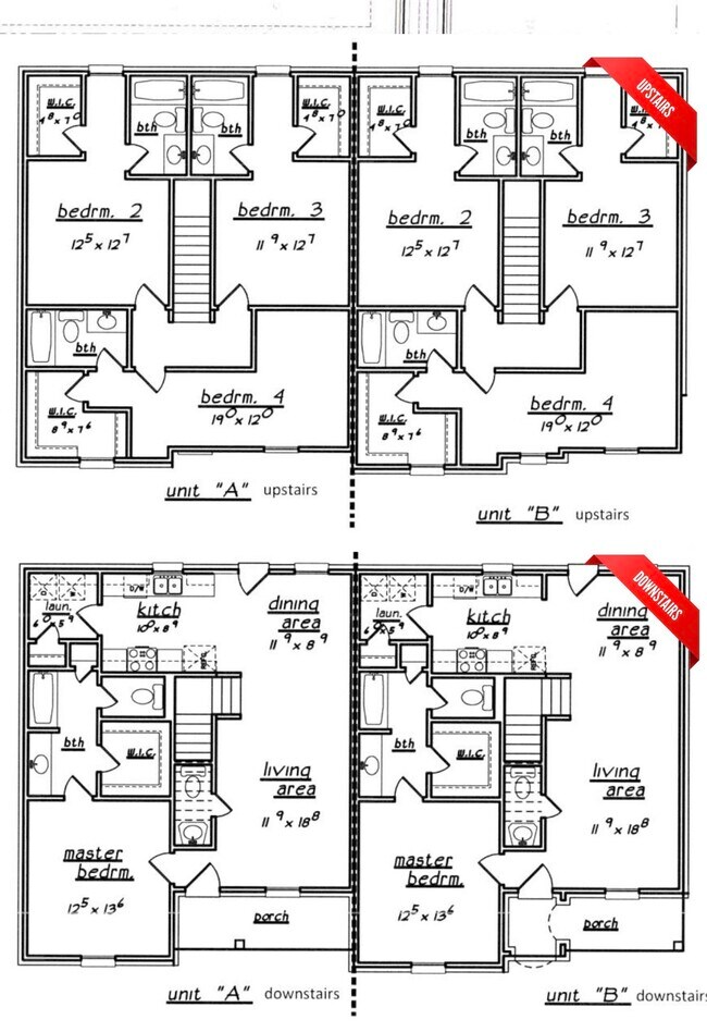 Larage bedrooms, closets and bathrooms - 206 Massee Cir