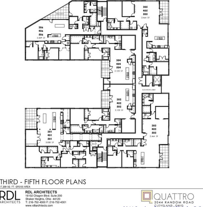 3rd-5th Floors - Quattro Condos