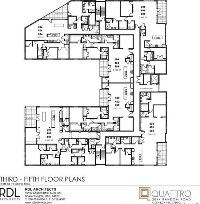 Pisos 3º-5º - Quattro Condos